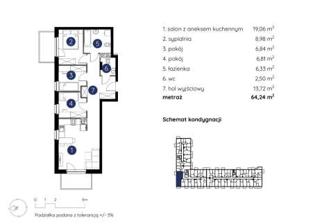 4 pokojowe mieszkanie Bazylianówka blisko Centrum