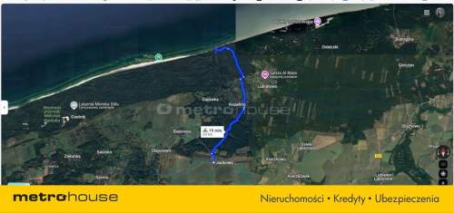 Działka rekreacyjno- budowlana ok 12 km od morza.