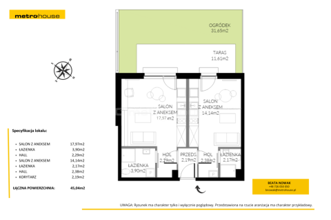 Apartament inwestycyjny - Gdańsk Oliwa, Piastowska