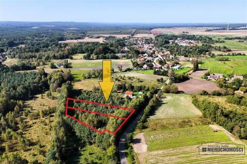 Duże działki w Krosinie, ok. 60 km od morza.
