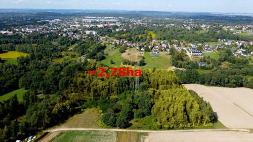 ROZLEGŁA ZIELONA NIERUCHOMOŚĆ GRUNTOWA, 15KM OD KRAKOWA, BUKÓW,...
