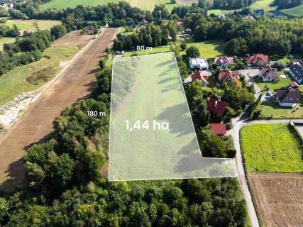 Grunt z PnB, 1,43 ha, PUM 1900 m , 11 domów