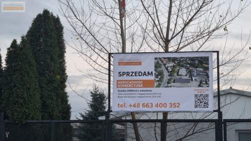 Hala warsztatowa-magazynowa na działce 4089m2