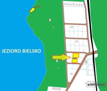 Działka blisko jeziora Bielsko gm. Biały Bór