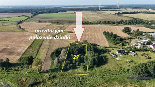 Działka budowlana 17 km od morza - na raty 