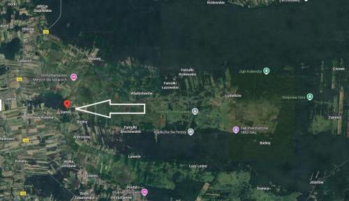 Działka rekreacyjna Sianno graniczy z Kampinosem