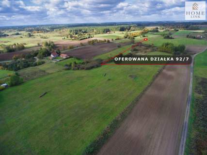 Działka budowlana z MPZP 25 minut od Olsztyna