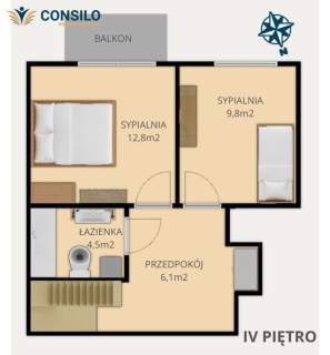 PRZYTULNE 3 POKOJE 61m2 ŁAGIEWNIKI/RUCZAJ