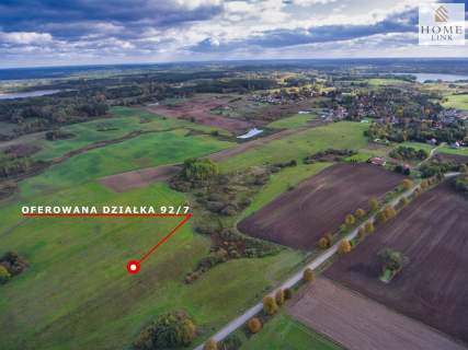 Działka budowlana z MPZP 25 minut od Olsztyna