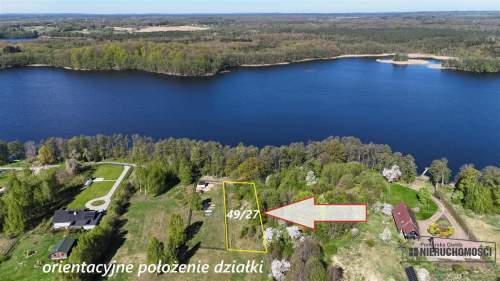 Działka nad Jeziorem Ciemino