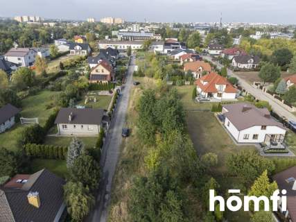 Długa działka pod zabudowę jednorodzinną