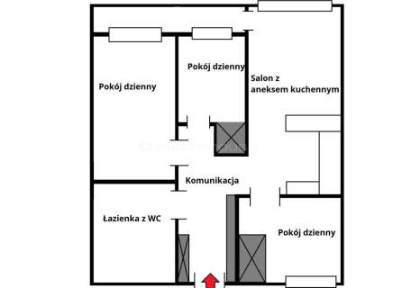 Mieszkanie na sprzedaż, 64,9 m2, Siedlce