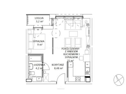 2pokoje Apartament w sercu Gdańska