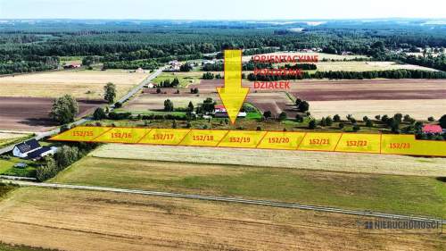 Działka budowlana - KOSZALIN OKOŁO 20 KM - na raty