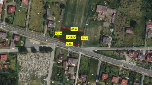 Działka budowlana Strzebiń 1254m2