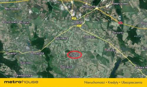 DZIAŁKA POD DOM JEDNORODZONNY, SZEWCE GMINA BUK