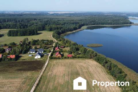 Działka z linią brzegową Rajgród projekt domu