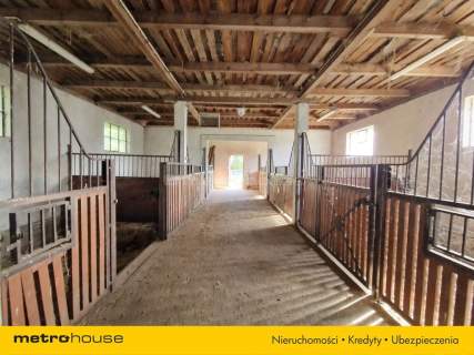 Działka budowlana i stajnia - 1,4ha przy lesie.