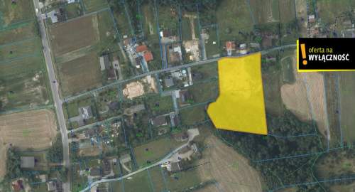 Działka w Czechówce z widokiem na Beskidy