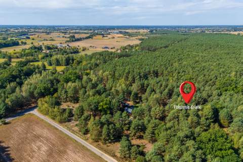 Działka rekreacyjna Sianno graniczy z Kampinosem