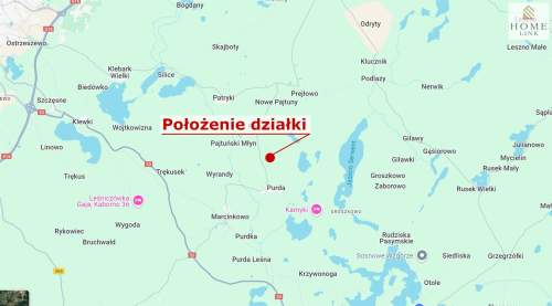 Działka budowlana z MPZP 25 minut od Olsztyna
