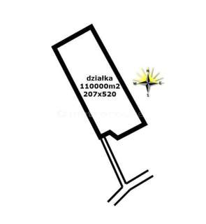 Działka siedliskowa na sprzedaż, 100000 m2, Pąchy