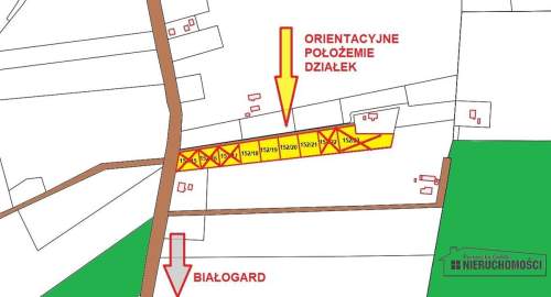 Działka budowlana - KOSZALIN OKOŁO 20 KM - na raty
