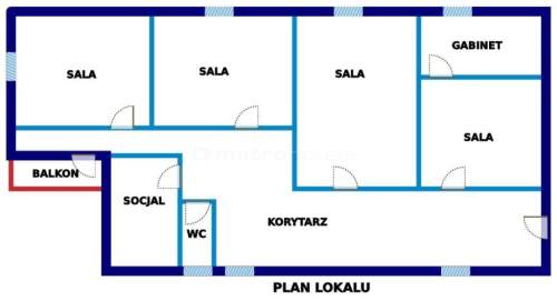 LOKAL W SERCU KROSNA O POWIERZCHNI OKOŁO 110 M2