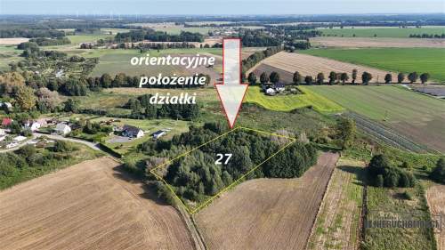 Działka budowlana 17 km od morza - na raty 