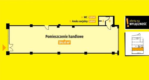 Lokal usługowy w centrum. 171m2