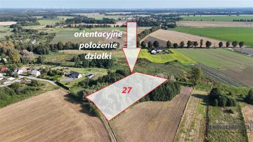 Działka budowlana 17 km od morza - na raty 