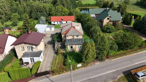Dom z halami duża działka, 300 m od jeziora