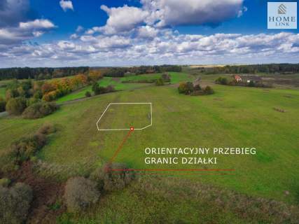 Działka budowlana z MPZP 25 minut od Olsztyna