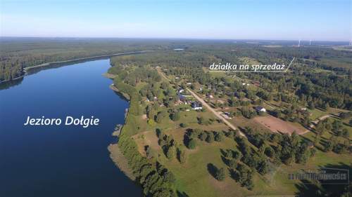 Okolica jeziora Dołgie i kompleksów leśnych.