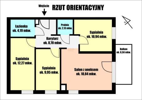 4 pokoje balkon komórka lok. i miejsce postojowe do odbioru 
