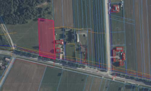 Sprzedam działkę w Polakach, 4900m2