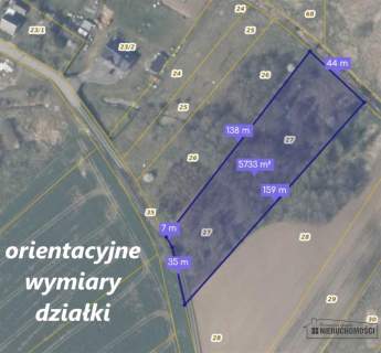 Działka budowlana 17 km od morza - na raty 