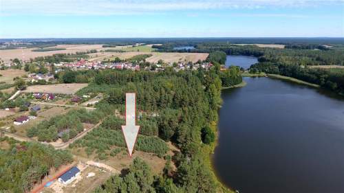70 m od jeziora - działka pod zabudowę mieszkalną