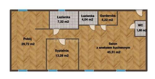 Duże mieszkanie nad jeziorem w centrum Mrągowa