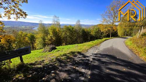 Widokowa działka rolna z panoramą na Dunajec