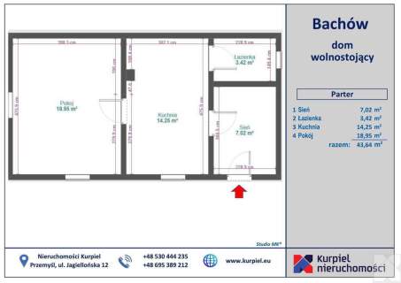 Dom na sprzedaż, 50 m2, Bachów