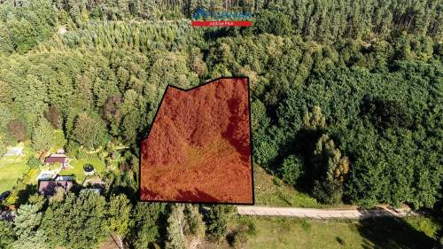 Działka z warunkami zabudowy- przy lesie