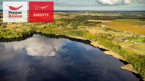 Budowlana 5488 m z linią brzegową jeziora Salino