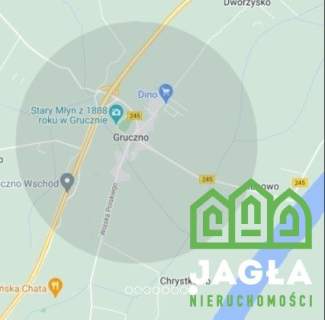 piękna działka budowlana Gruczno