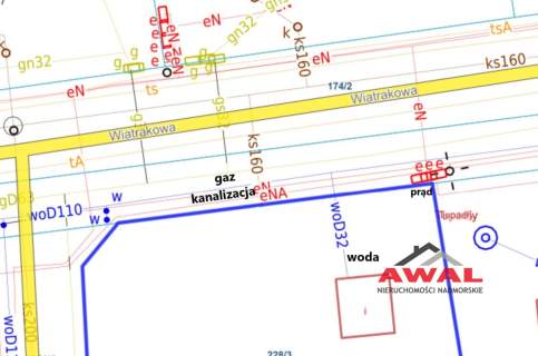 Działka mieszkalno-usługowa przy ul. Wiatrakowej