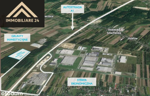 Grunty Inwestycyjne 10ha pod Logistykę/Produkcję przy A1