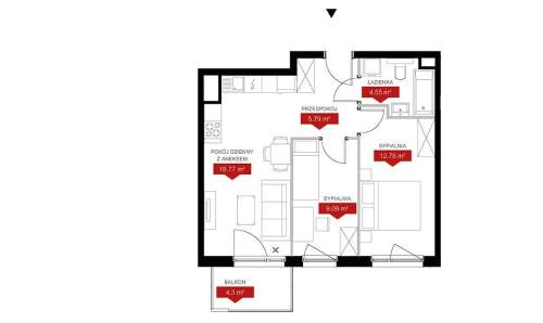 3-pokojowe, Nowe Jeżyce, 2 sypialnie, duży salon