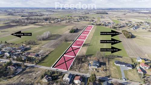 Działka 3.000 m2 k. Grodziska Maz. i terenow CPK
