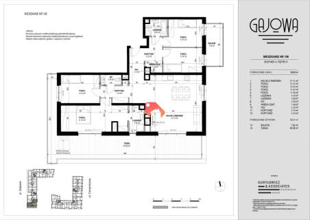 5 pokoi, taras 48m2, Gajowa, Bartodzieje