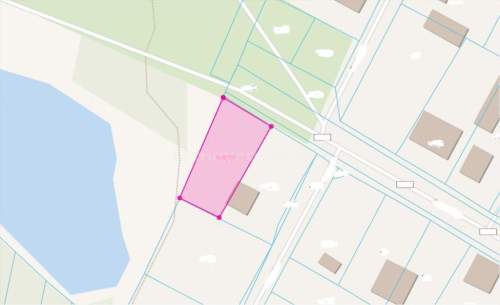 Działka budowlana nad stawem, Łódź Chocianowice